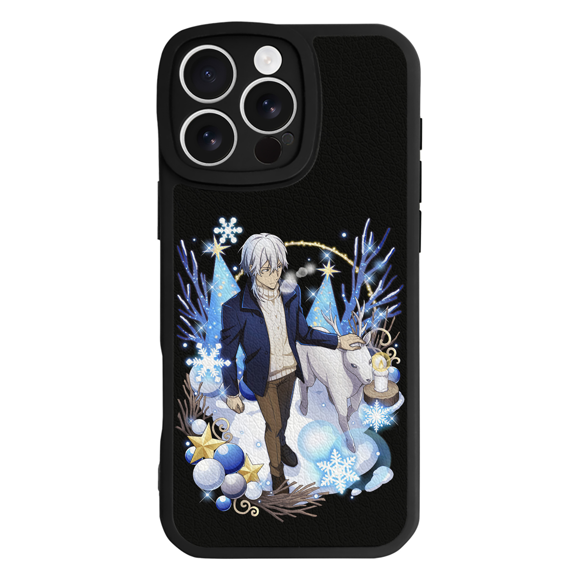 （画像用） 文豪ストレイドッグス Bungo Stray Dogs 【iPhone 16シリーズ対応】シリコンスマホケース（レザー調） 材質：シリコン